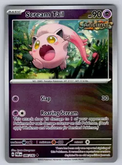 Scream Tail 086/182 Reverse Holo Uncommon Paradox Rift Pokemon Near Mint - Image 1