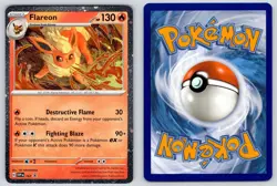 Flareon (Cosmos Holo) 167 Holo Promo Scarlet & Violet Promo Pokemon Near Mint - Image 3