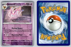 Sylveon 022/064 Reverse Holo Uncommon Shrouded Fable Pokemon Near Mint - Image 3
