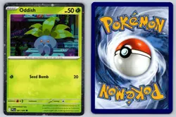 Oddish (Cosmos Holo) 001/094 Holo Miscellaneous Cards & Products Pokemon NM - Image 3