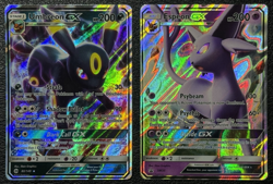 Umbreon GX 80/149 + Espeon GX SM35 Promo - Pokemon TCG: Sun & Moon Base Set - MP - Image 1