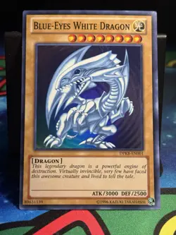 Konami Blue-Eyes White Dragon Yu-Gi-Oh! DPKB-EN001 Holo Unlimited NM Near Mint - Image 1
