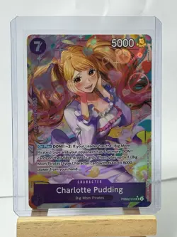 ONE PIECE Charlotte Pudding SR Alternate Art PRB02-010 - Image 1