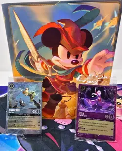 Lorcana Mickey Brave Little Tailor Binder, Promos, Cold foil, Regular, 80 cards - Image 1