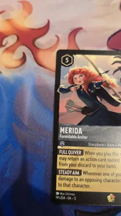 Merida - Formidable Archer - Legendary 191/204 - Disney Lorcana - Wilds Unknown - Image 3