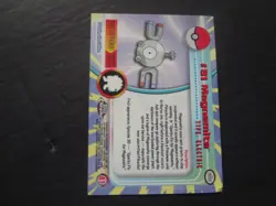 2000 Topps Pokemon Chrome #81 Magnemite Series 2 Trading Cards *CORNER DMG* - Image 2