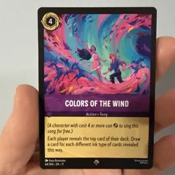 DISNEY LORCANA TCG - Winterspell - Colors of the Wind - Super Rare 64/204 Reg - Image 1