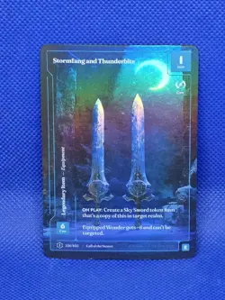 Wonders of The First Formless Foil Stormfang and Thunderbite Epic Rare COTS - Image 1