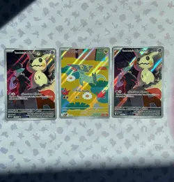 Pokemon TCG Lot Of 3 Ascended Heroes Full Art Cards, Mimikyu 238 X2 & Dreepy 247 - Image 1