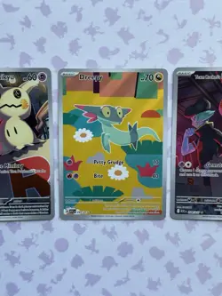 Pokemon TCG Lot Of 3 Ascended Heroes Full Art Cards, Mimikyu 238 X2 & Dreepy 247 - Image 3