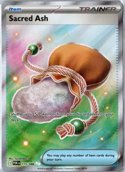 Pokemon Card - Sacred Ash 115/088 Perfect Order Ultra Rare Near Mint - Image 1