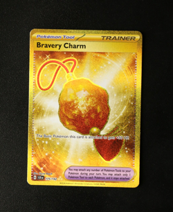 Pokemon Card TCG - Bravery Charm 175/142 - Stellar Crown - Hyper Rare - LP ⭐ - Image 1