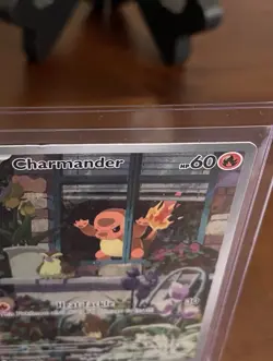 Pokemon Charmander Obsidian Flames Scarlet & Violet Promo Card 044. Slight Dent - Image 3