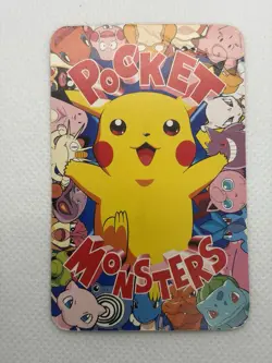 Psyduck Red Pokemon Card Televi-kun Magazine appendix Shogakukan Nintendo Japan - Image 2
