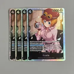 One Piece Card Game Eb03-042 Bundle Of 4 Playset Koala English - Image 1