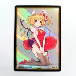 FLANDRE SCARLET Waifu Anime Card LIMITED 1/1 Custom TCG Holo T15390 - Image 1