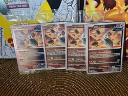 Iron Moth GameStop Exclusive Card 028/182 Sealed lot of 4 - Image 1