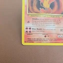 Pokemon Card - Moltres 27/62 Non Holo Rare Fossil Set WOTC - Image 2