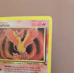 Pokemon Card - Moltres 27/62 Non Holo Rare Fossil Set WOTC - Image 4
