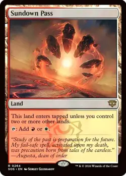 X 1 Sundown Pass NM-M Secrets of Strixhaven 264 MTG Magic The Gathering - Image 1