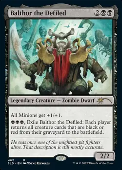 1x Balthor the Defiled (462) - Foil NM-Mint, English Secret Lair MTG Magic - Image 1