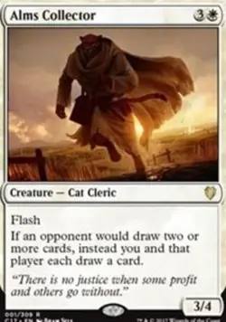 Alms Collector Magic mtg Moderate Play, English Commander 2017 x1 - Image 1