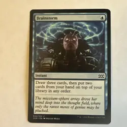 Brainstorm x2 Double Masters NM Condition see front and back pics. - Image 3