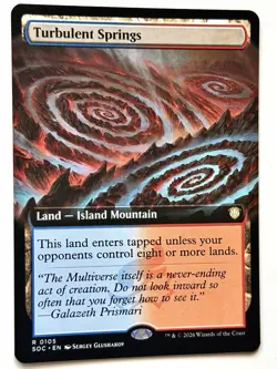 Turbulent Springs (Extended Art) R 105 | Commander: Secrets of Strixhaven SOC - Image 1