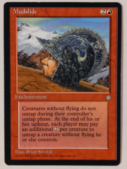 Mudslide | MTG Ice Age | NM | Rare Enchantment | Reserved List | - Image 1