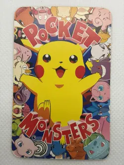 Pikachu Red Pokemon Card Televi-kun Magazine appendix Shogakukan Nintendo Japan - Image 2