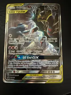 Pokemon TCG Garchomp & Giratina GX SM193 Sun & Moon Promo Card Near mint - Image 1