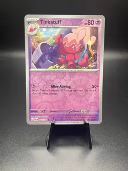 Tinkatuff [Reverse Holo] 084/182 PAR Paradox Rift Pokemon Card - Image 1