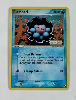 Clamperl 2006 Pokemon EX Legend Maker Reverse Holo #51/92 * Light Play - Image 1