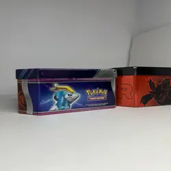 Pokemon Trading Card Game EMPTY Tins-Paradox Destinies-Team Rocket-See Photos - Image 2