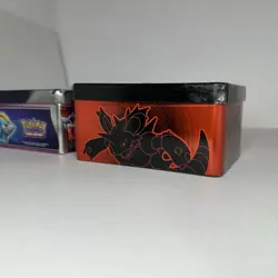 Pokemon Trading Card Game EMPTY Tins-Paradox Destinies-Team Rocket-See Photos - Image 3