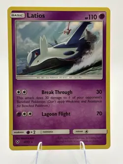 Latios 41/73 Holo Rare Pokemon Shining Legends - Image 1
