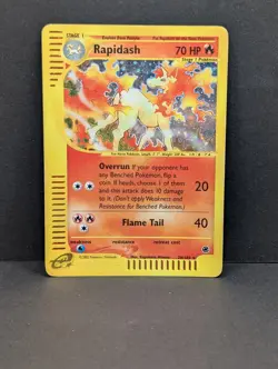 Rapidash 026/165 Expedition Base Set Holo Rare Pokemon TCG Nintendo MP+ - Image 1
