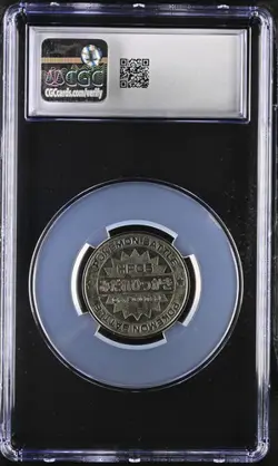 Aipom Fury Swipes Silver Meiji Battle Coin Series 2 #SP60 Japanese CGC 8.5 - Image 2