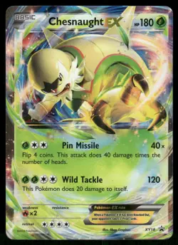 2013 Chesnaught EX - XY18 Promo Holo LP XY Promos Pokemon - Image 1