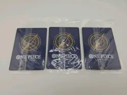One Piece OP13 Thrice Promo Set Sealed. Monkey D. Luffy & Sabo & Portgas D. Ace - Image 4