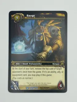 World of Warcraft TCG Darkmoon Faire Collector's Set Singles - You Pick! - Image 3