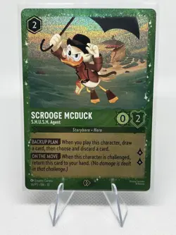 Scrooge McDuck - S.H.U.S.H. Agent 36 Disney Lorcana Promo Cards Holo - Image 1