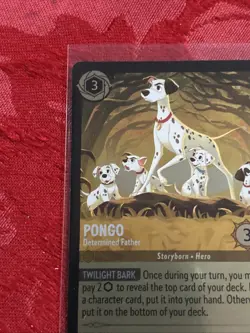 FOIL Disney Lorcana: Fabled - Pongo - Determined Father - 02/204 FOIL - Image 3