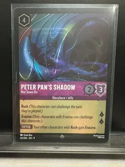 Disney Lorcana Fabled - Cold Foil: Peter Pan's Shadow - 42/204 - Image 1