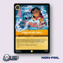 Ohana Means Family 32/204 Legendary Non-Foil Winterspell NM Disney Lorcana - Image 1