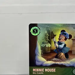 Disney Lorcana Winterspell Epic 213/204 Minnie Mouse Mrs. Cratchit In Hand Mint - Image 2