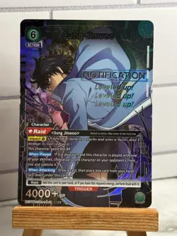 Union Arena UE17BT: SOLO LEVELING Sung Jinwoo UE17BT/SLG-1-049 Super Rare 1-Star - Image 1