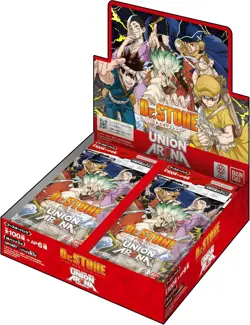 BANDAI UNION ARENA Booster Pack Dr.STONE UA14BT Box 16 Pack 4570118084750 - Image 1