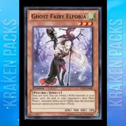 YUGIOH Ghost Fairy Elfobia LTGY-EN085 Super 1ST ED NM 💎 PACK FRESH - Image 1