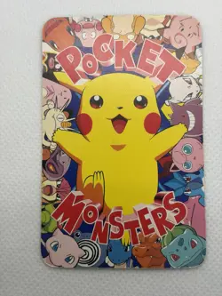 Meowth Blue Pokemon Card Televi-kun Magazine appendix Shogakukan Nintendo Japan - Image 2